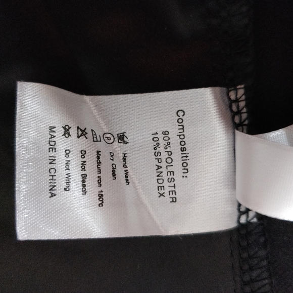 NWOT black silky tie front crop bralette - Picture 13 of 16